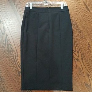 Ann Taylor long pencil skirt with front slit